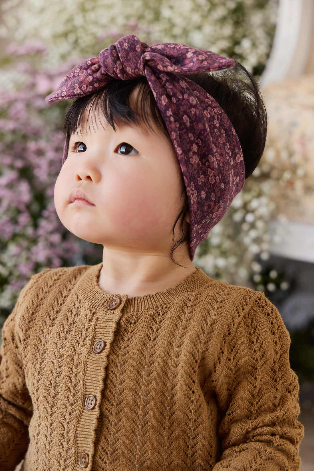 Organic Cotton Headband - Fig Floral Childrens Headband from Jamie Kay Australia