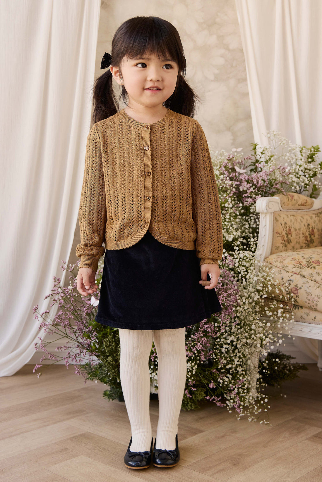 Beatrice Skirt - Navy Childrens Skirt from Jamie Kay Australia