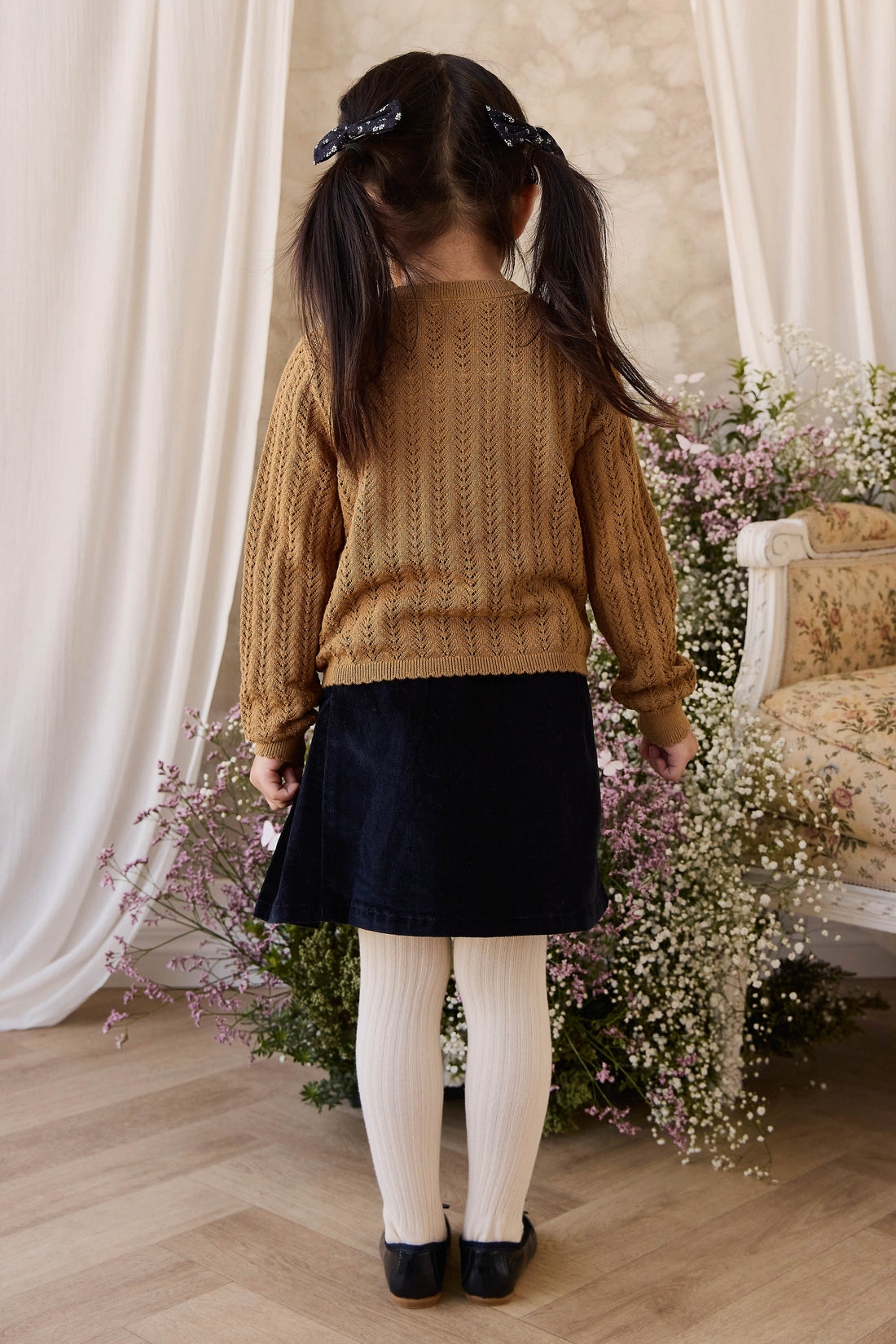 Beatrice Skirt - Navy Childrens Skirt from Jamie Kay Australia