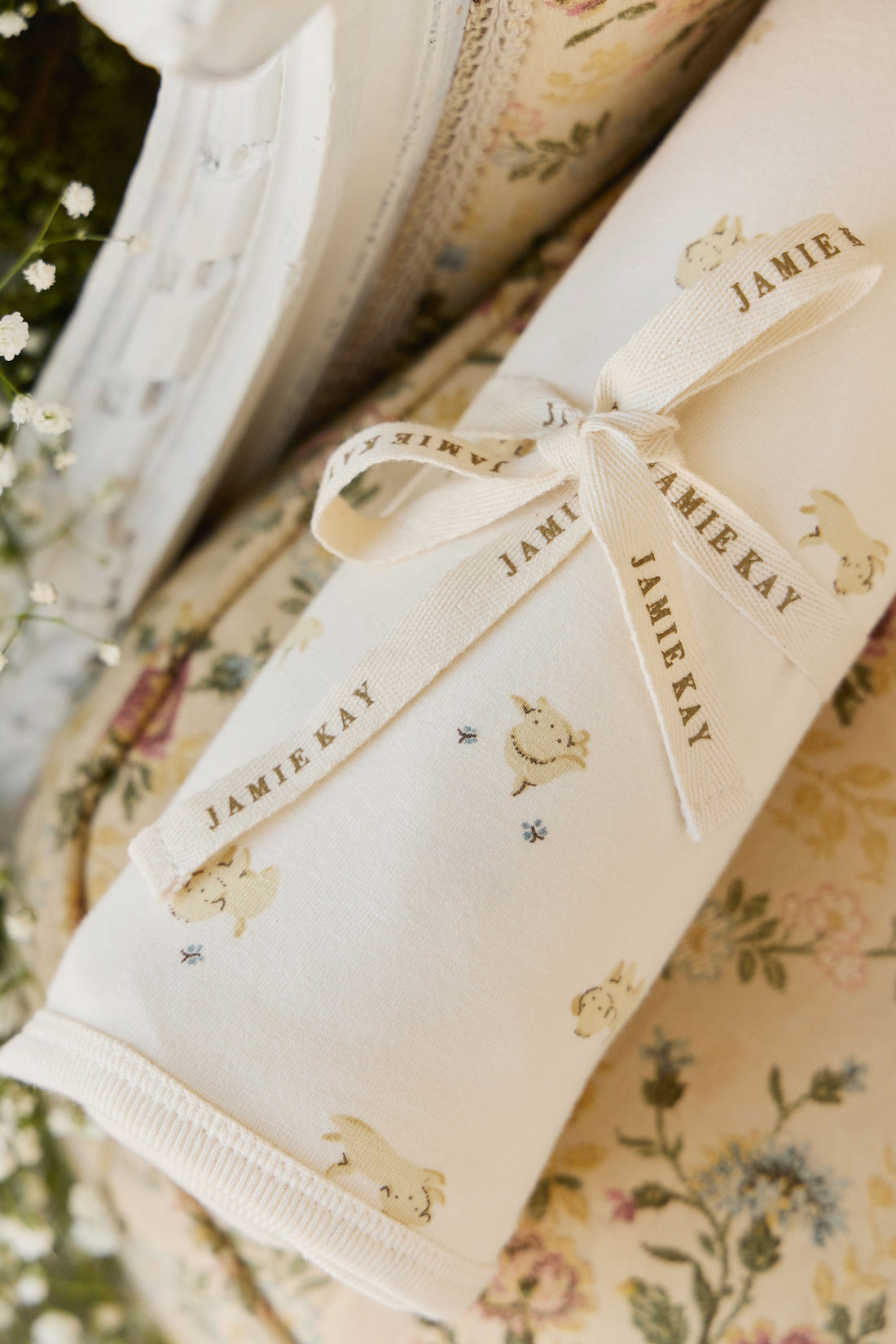 Organic Cotton Murphy Wrap - Playful Honey Childrens Blanket from Jamie Kay Australia
