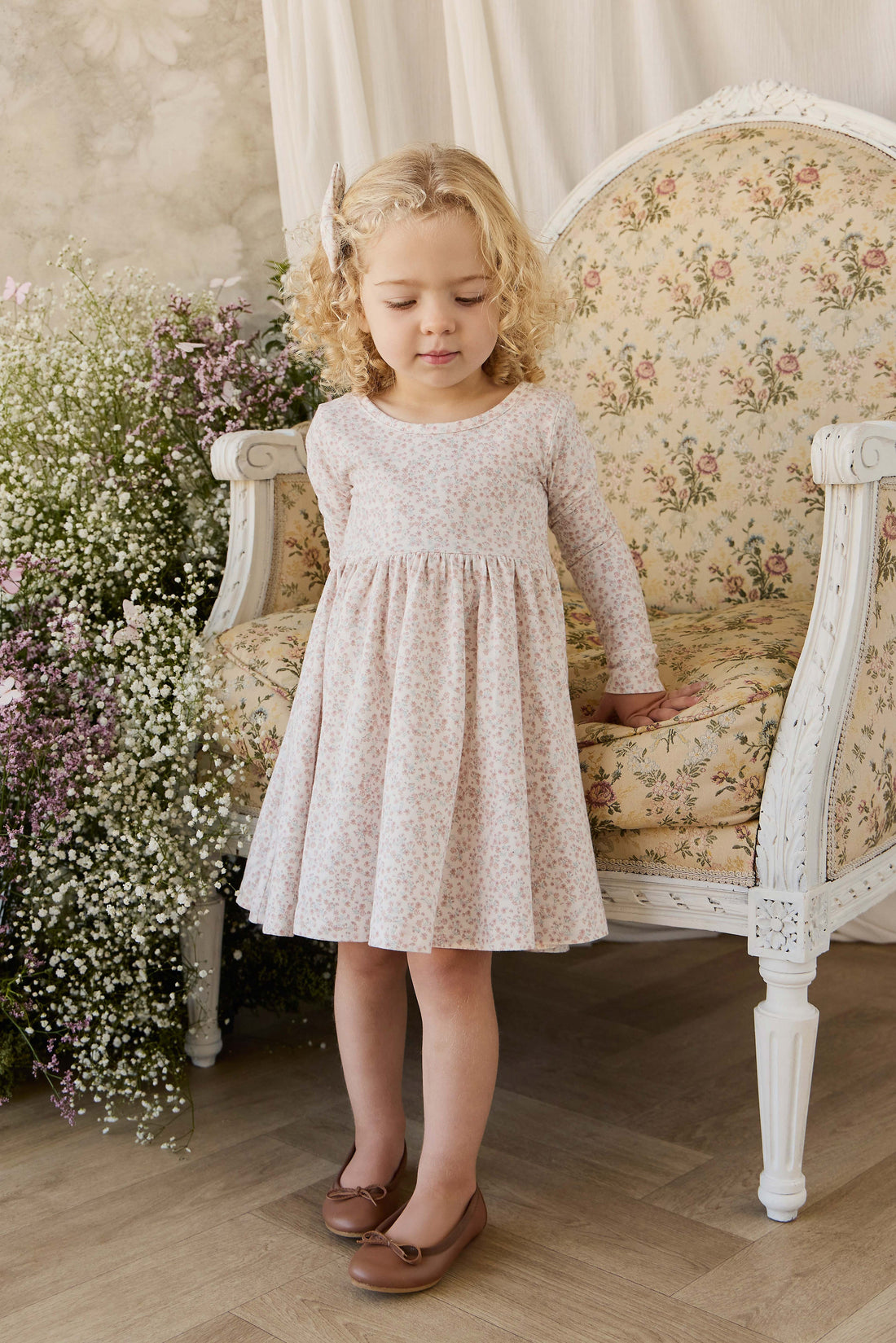 Organic Cotton Tallulah Dress - Posy Milk Childrens Dress from Jamie Kay Australia