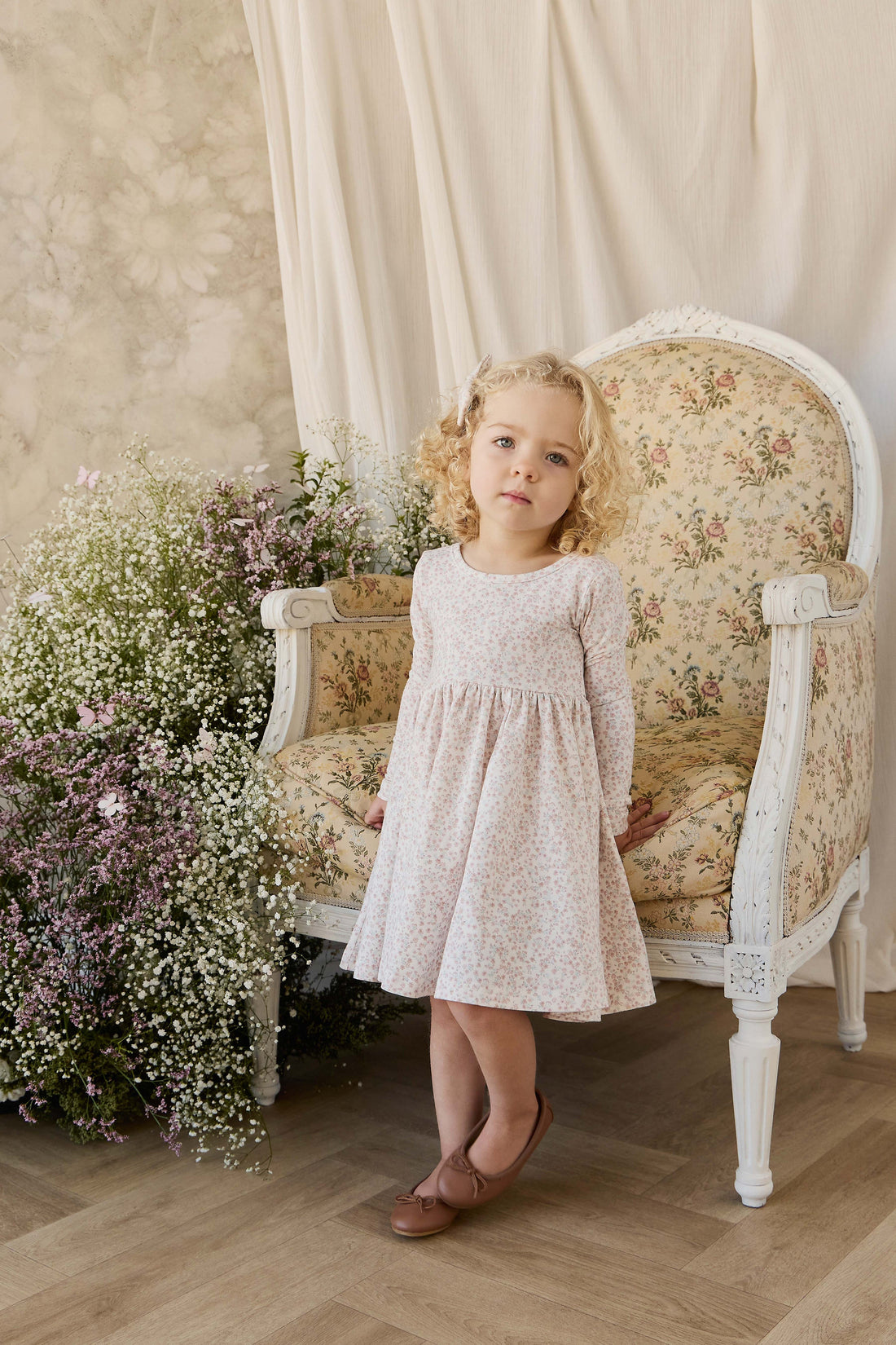 Organic Cotton Tallulah Dress - Posy Milk Childrens Dress from Jamie Kay Australia