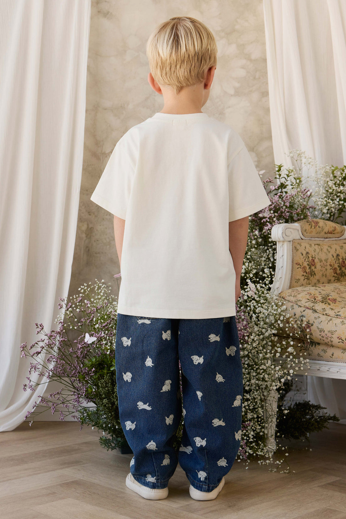 Organic Cotton Bjorn Tee - Pristine Childrens Top from Jamie Kay Australia