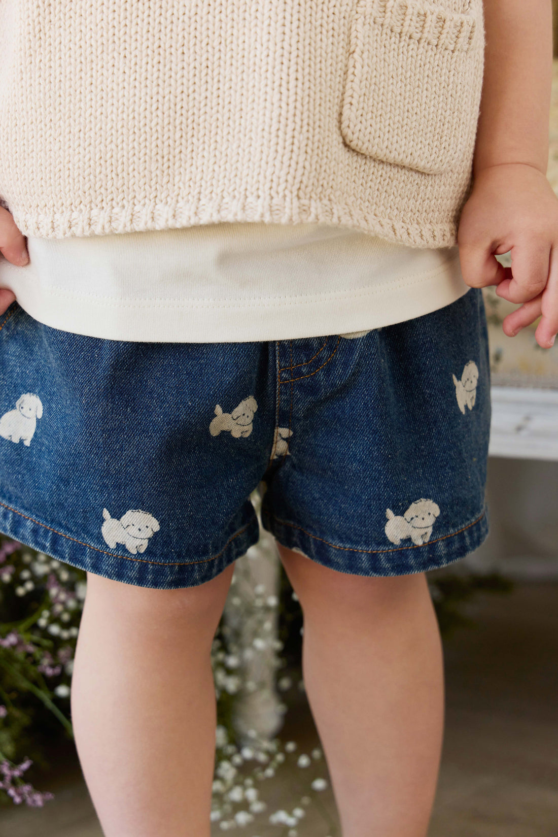 Reid Denim Short - Finnegan Denim Childrens Shorts from Jamie Kay Australia