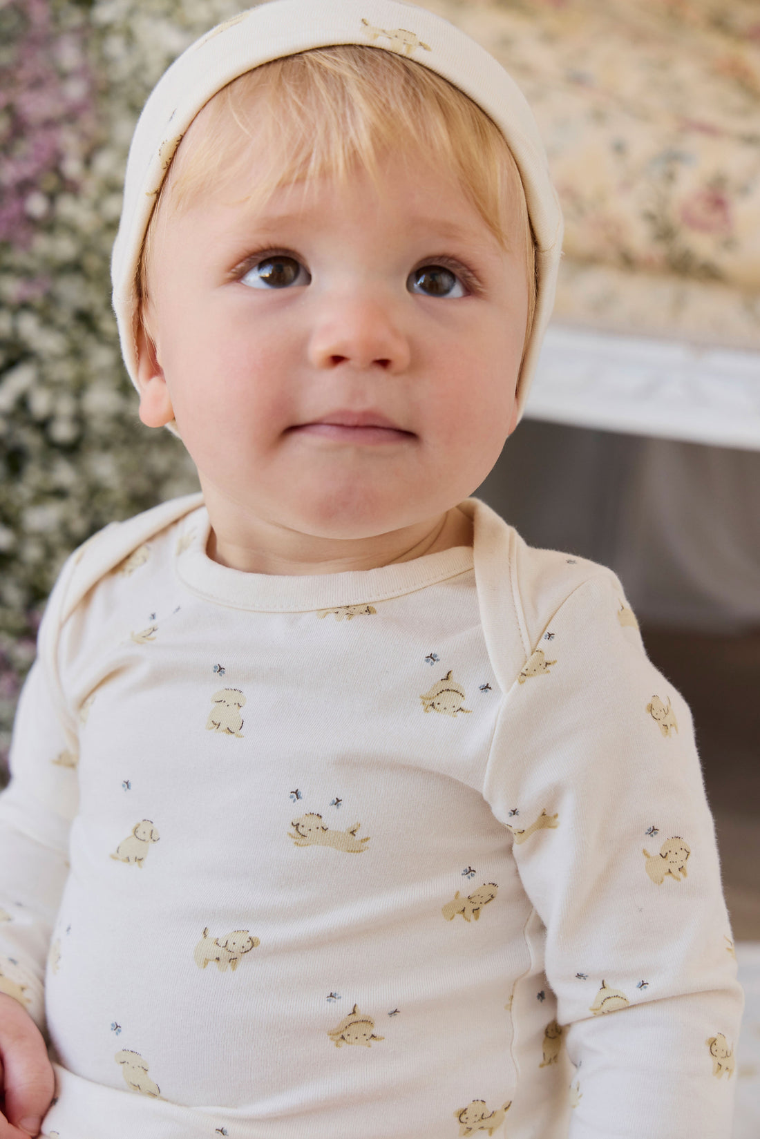 Organic Cotton Cassius Long Sleeve Bodysuit - Playful Honey Childrens Bodysuit from Jamie Kay Australia