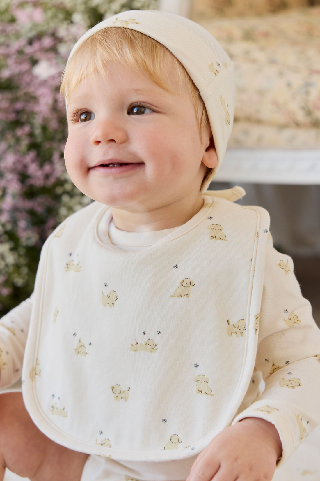 Organic Cotton Bib - Playful Honey Childrens Bib from Jamie Kay Australia