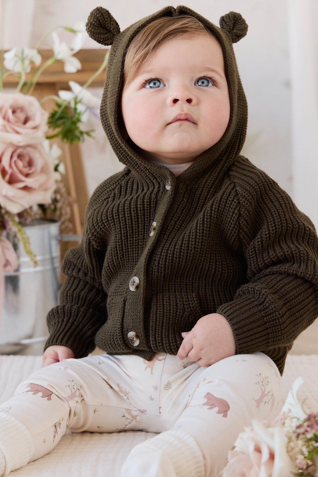 Organic Cotton Everyday Legging - Party Animals Childrens Legging from Jamie Kay Australia