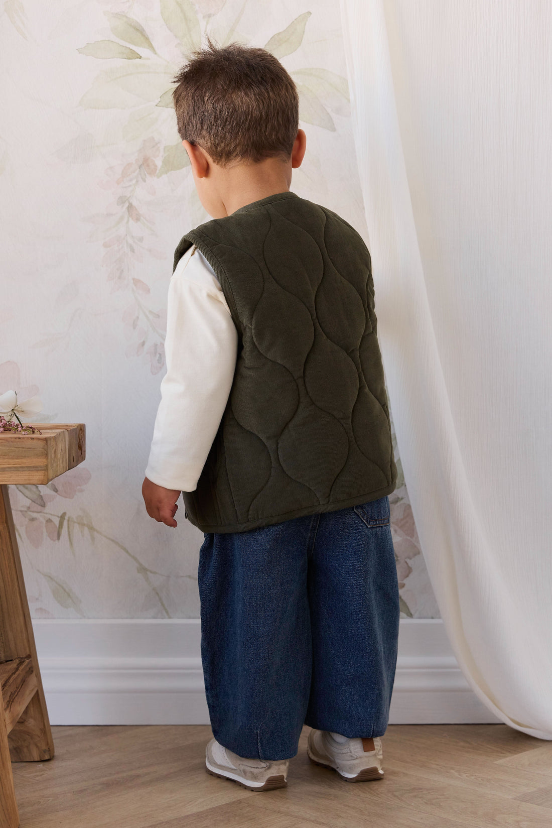 Conner Vest - Oregano Childrens Vest from Jamie Kay Australia