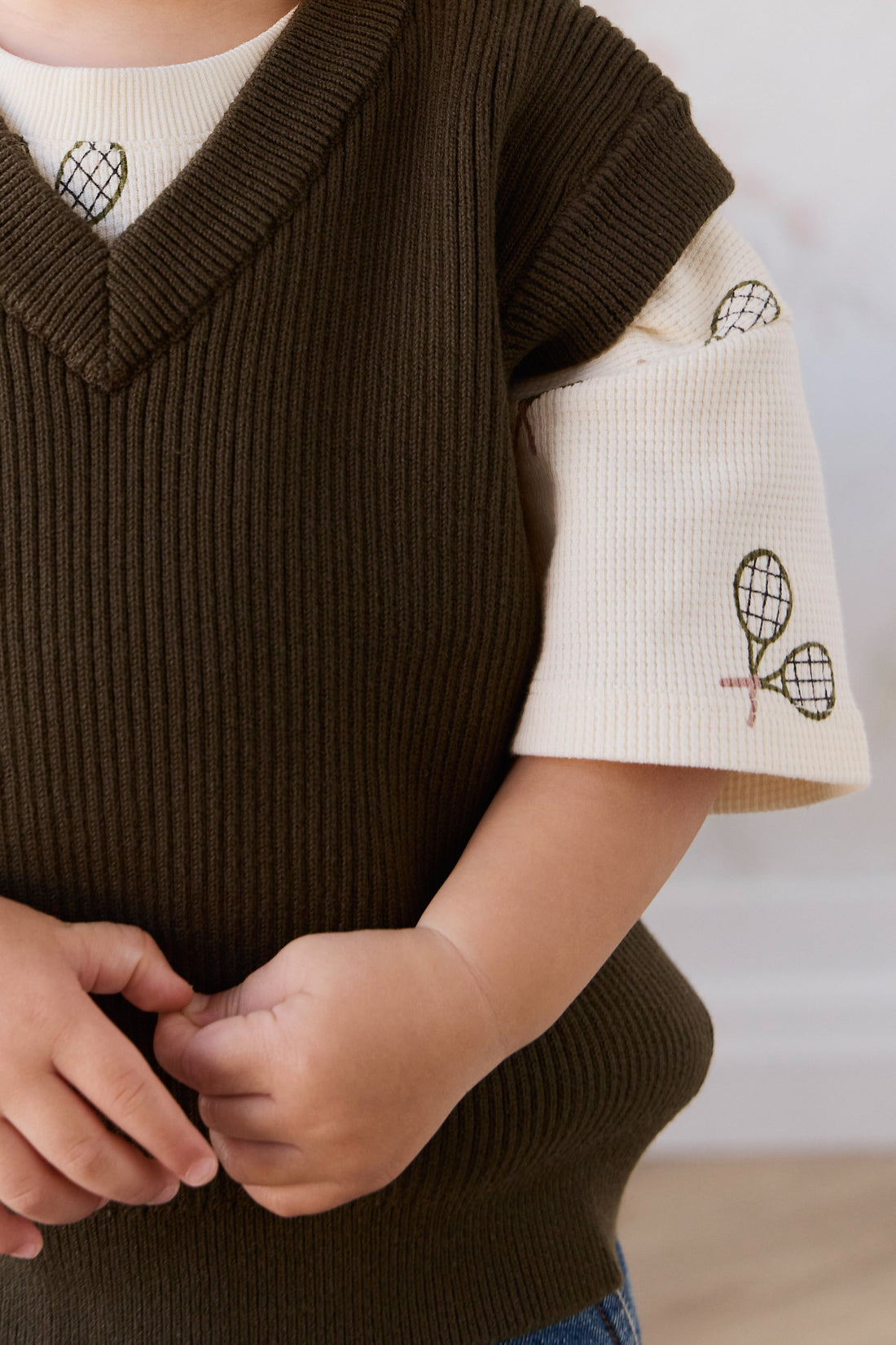 Elliot Vest - Forest Childrens Vest from Jamie Kay Australia