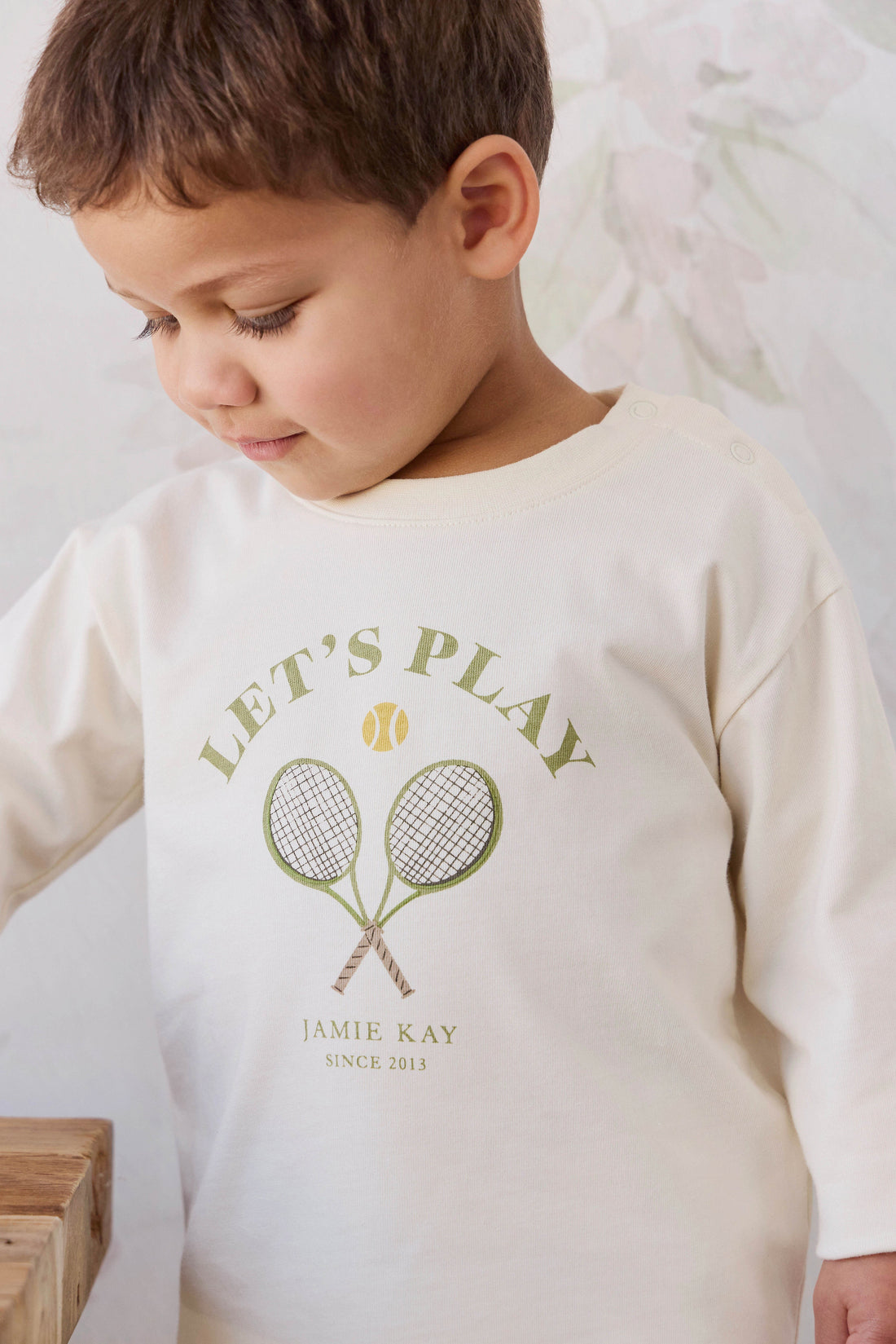 Organic Cotton Marshall Long Sleeve Top - Lets Play Tofu Childrens Top from Jamie Kay Australia