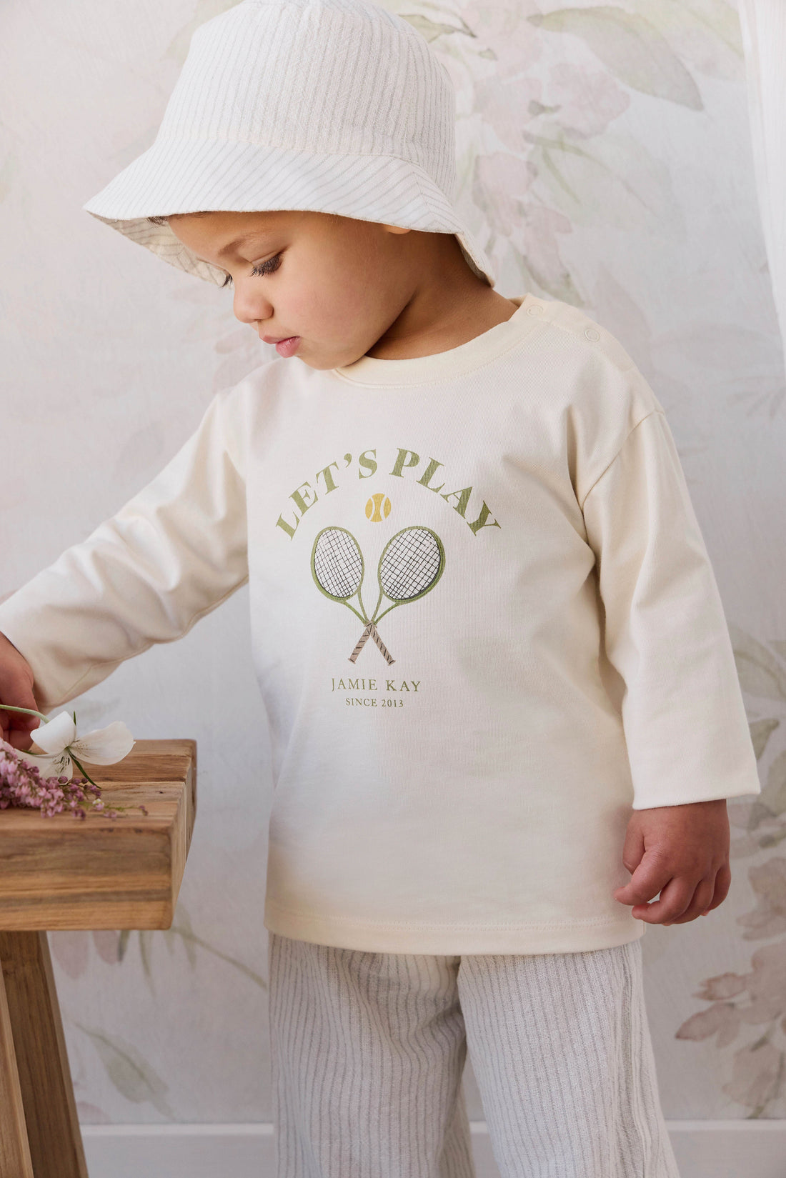 Organic Cotton Marshall Long Sleeve Top - Lets Play Tofu Childrens Top from Jamie Kay Australia