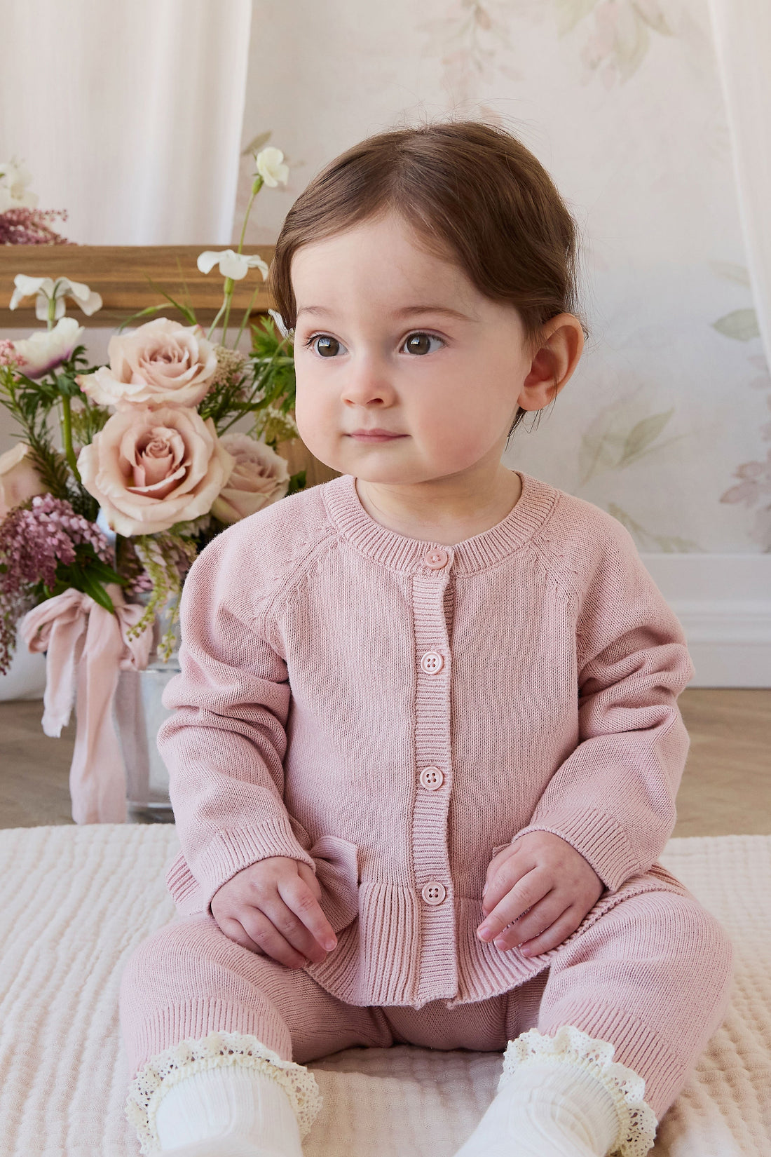 Lyla Pant - Shell Pink Childrens Pants from Jamie Kay Australia