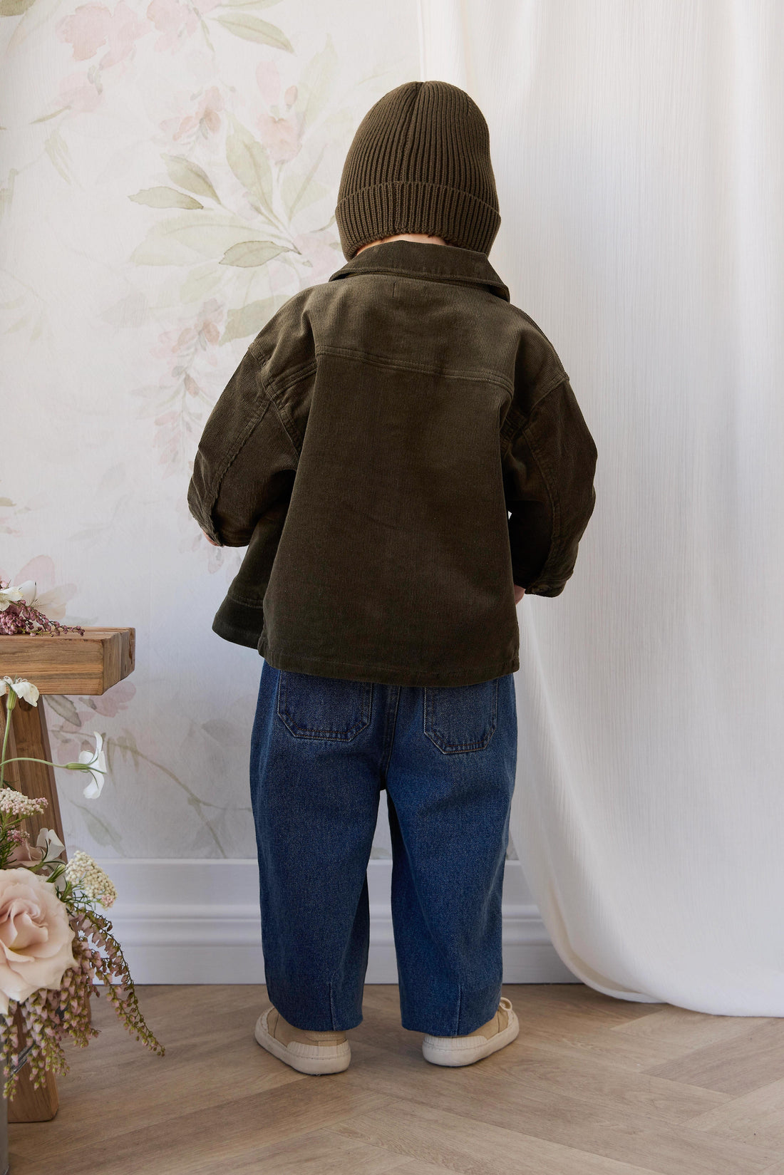 Alvin Jacket - Deep Olive Childrens Jacket from Jamie Kay Australia