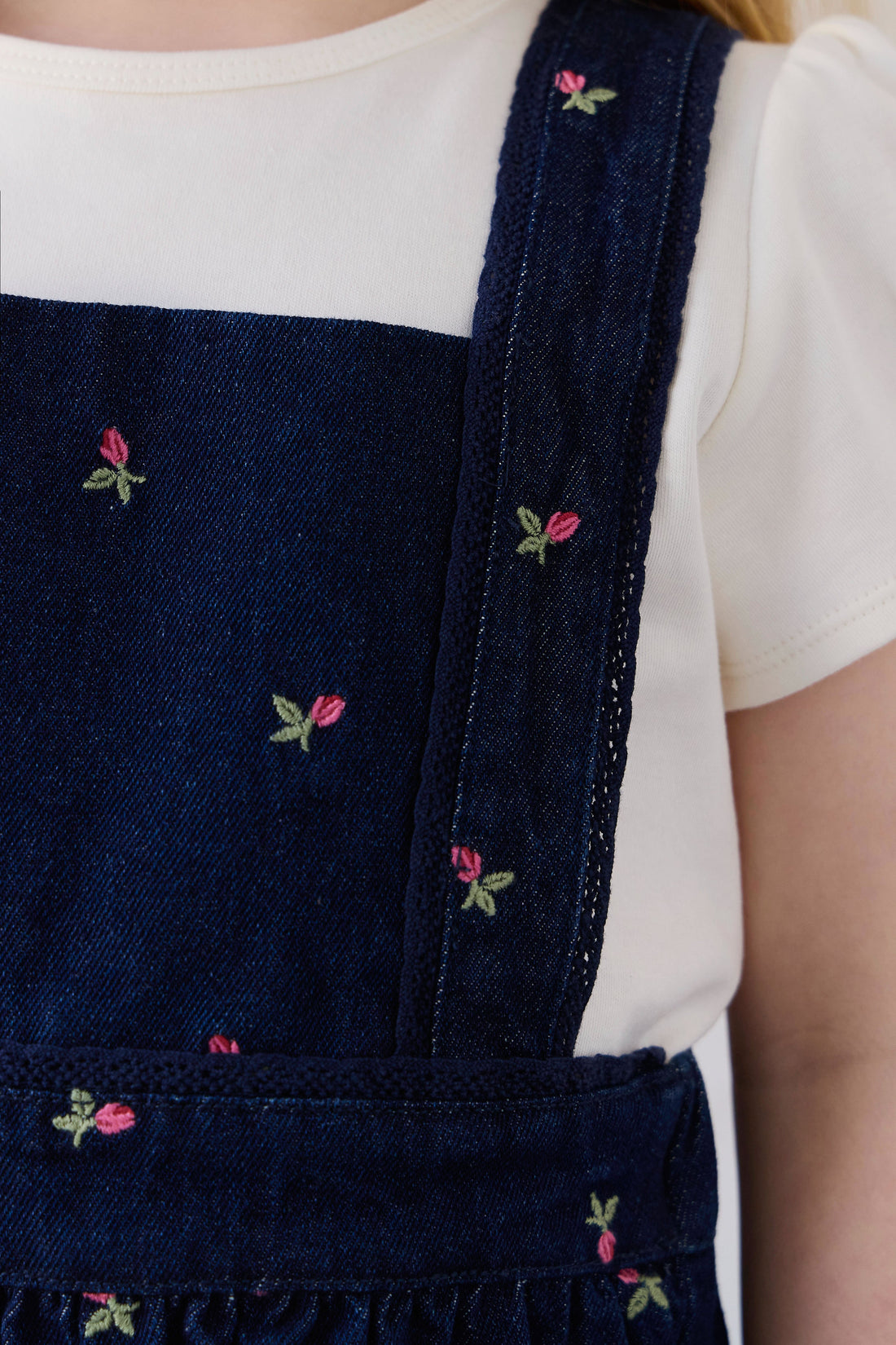 Dovie Overall - Rosebud Denim Childrens Overall from Jamie Kay Australia