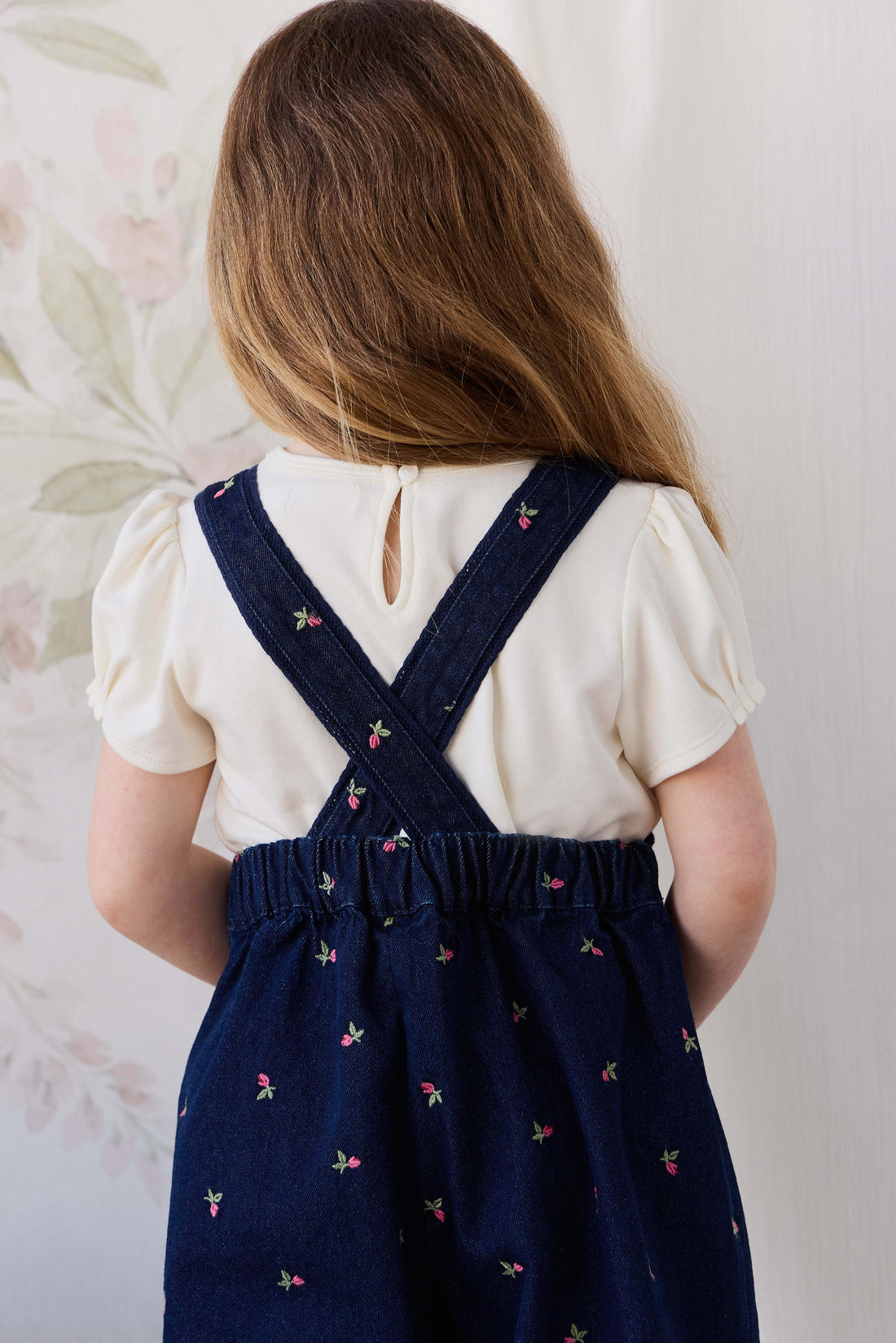 Dovie Overall - Rosebud Denim Childrens Overall from Jamie Kay Australia