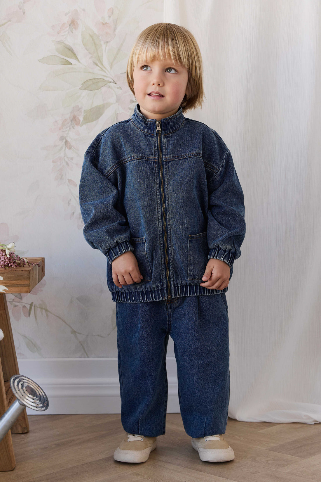 Penn Denim Pant - Classic Wash Denim Childrens from Jamie Kay Australia