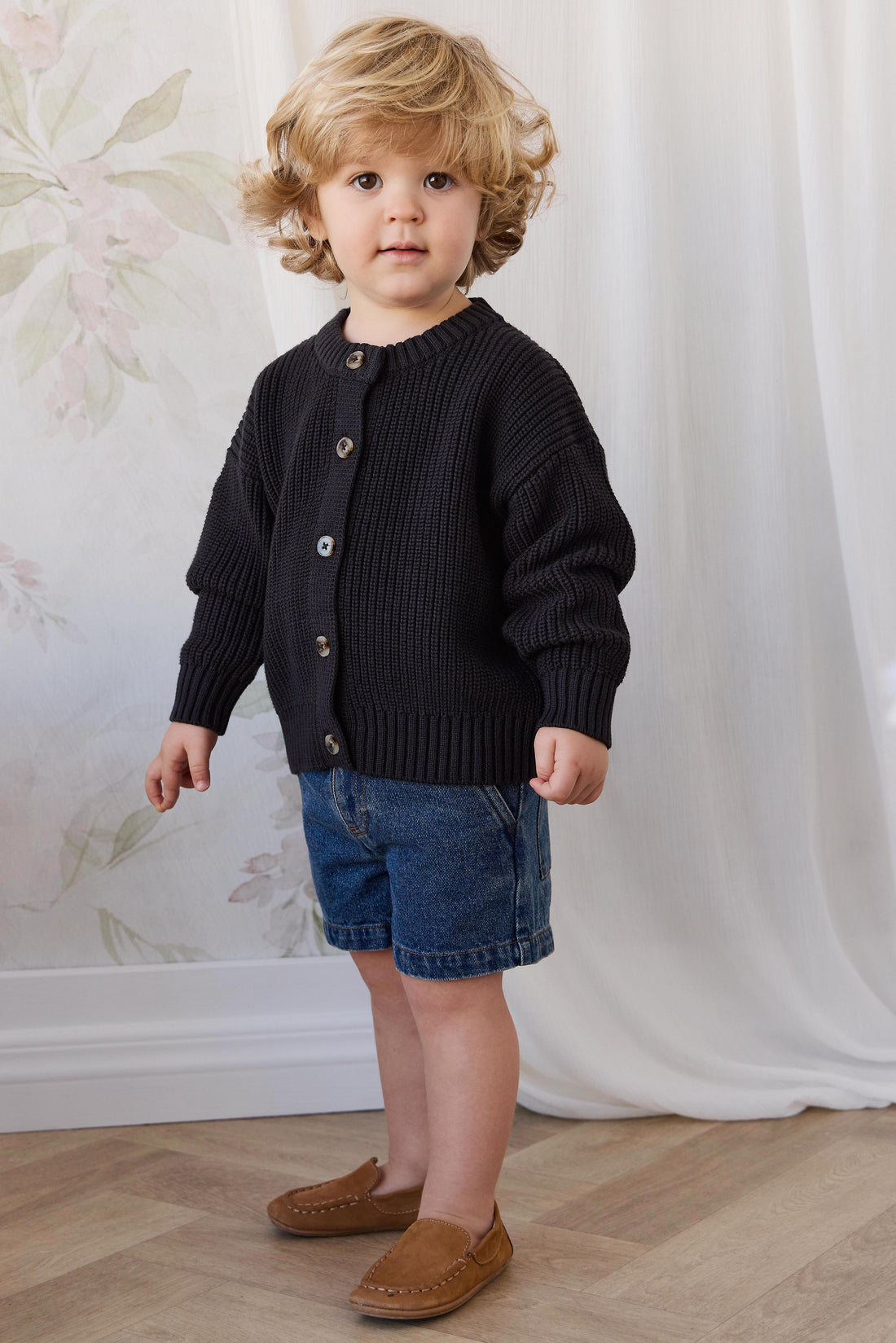 Johan Knitted Cardigan - Slick Childrens Cardigan from Jamie Kay Australia