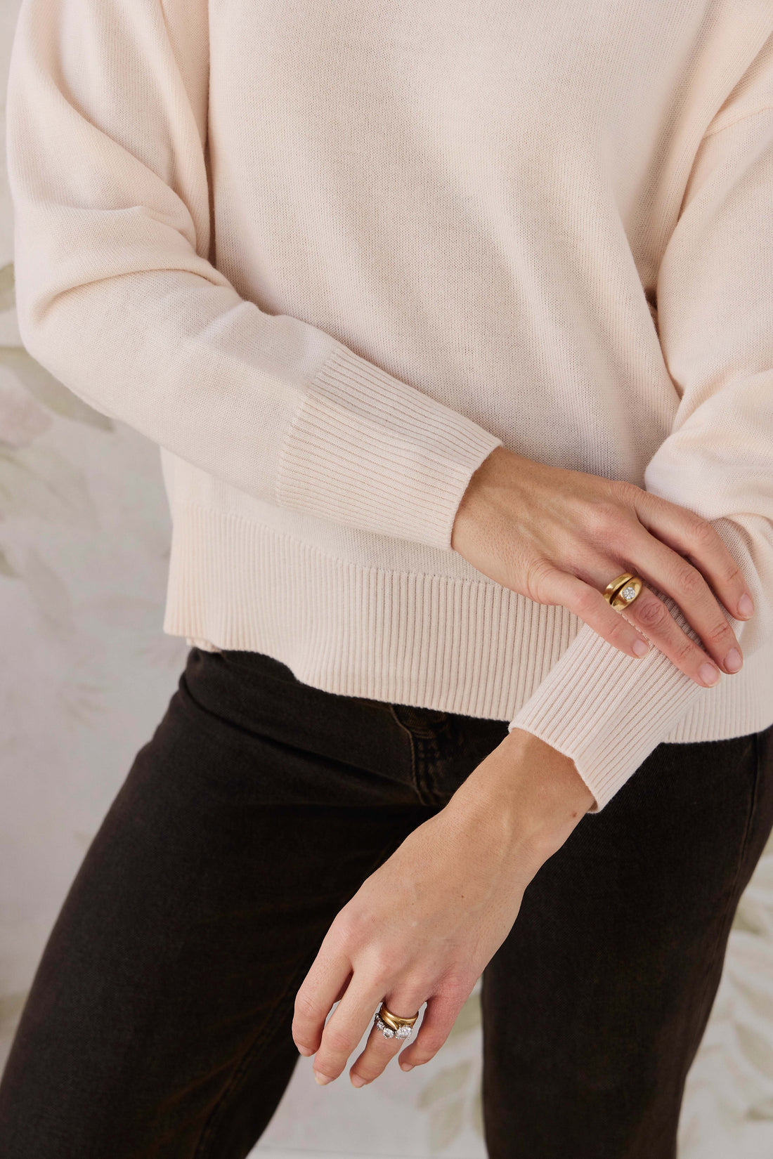 Merino Womens Turtleneck Jumper - Ivory Childrens Jumper from Jamie Kay Australia