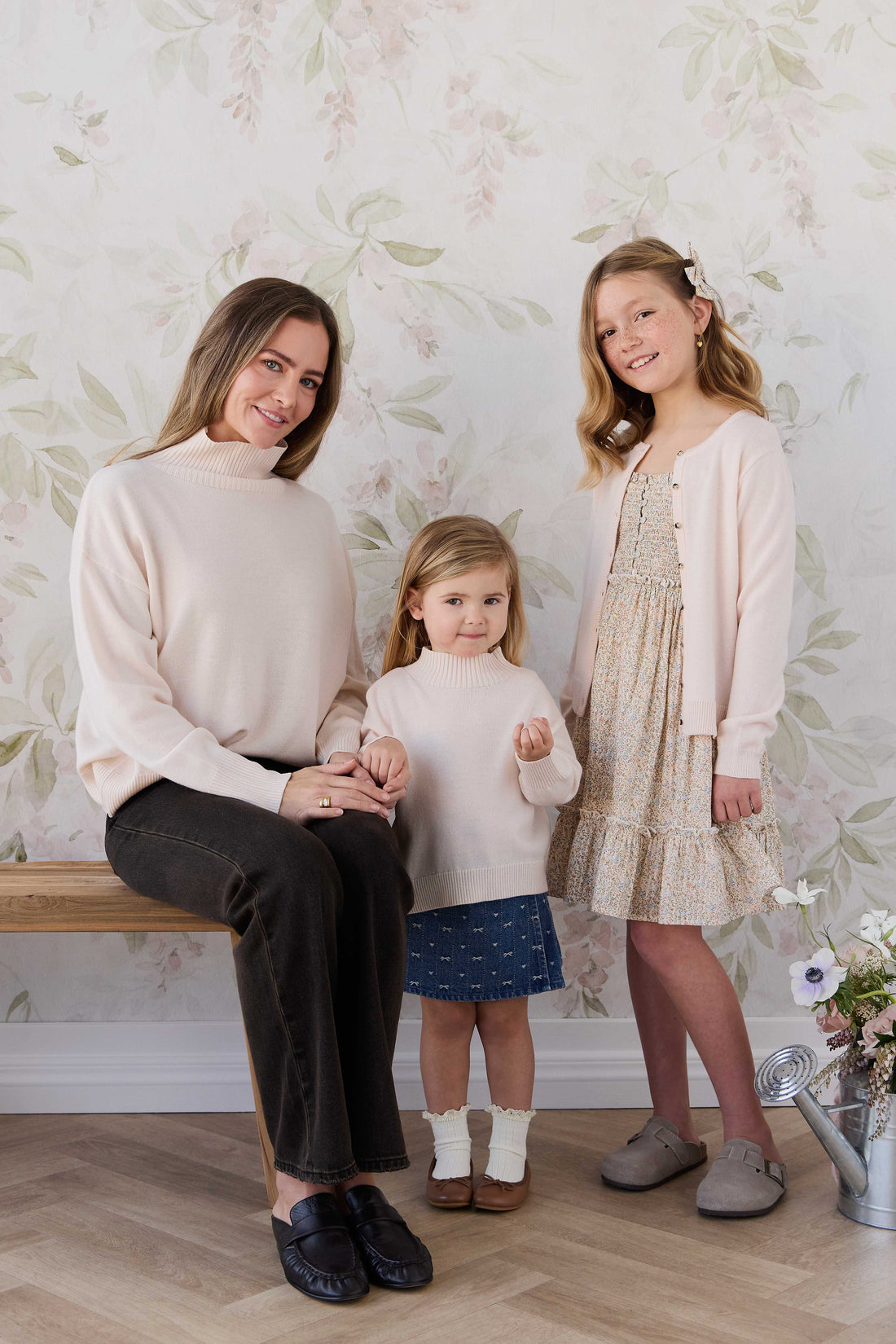 Merino Camille Cardigan - White Rabbit Childrens Cardigan from Jamie Kay Australia