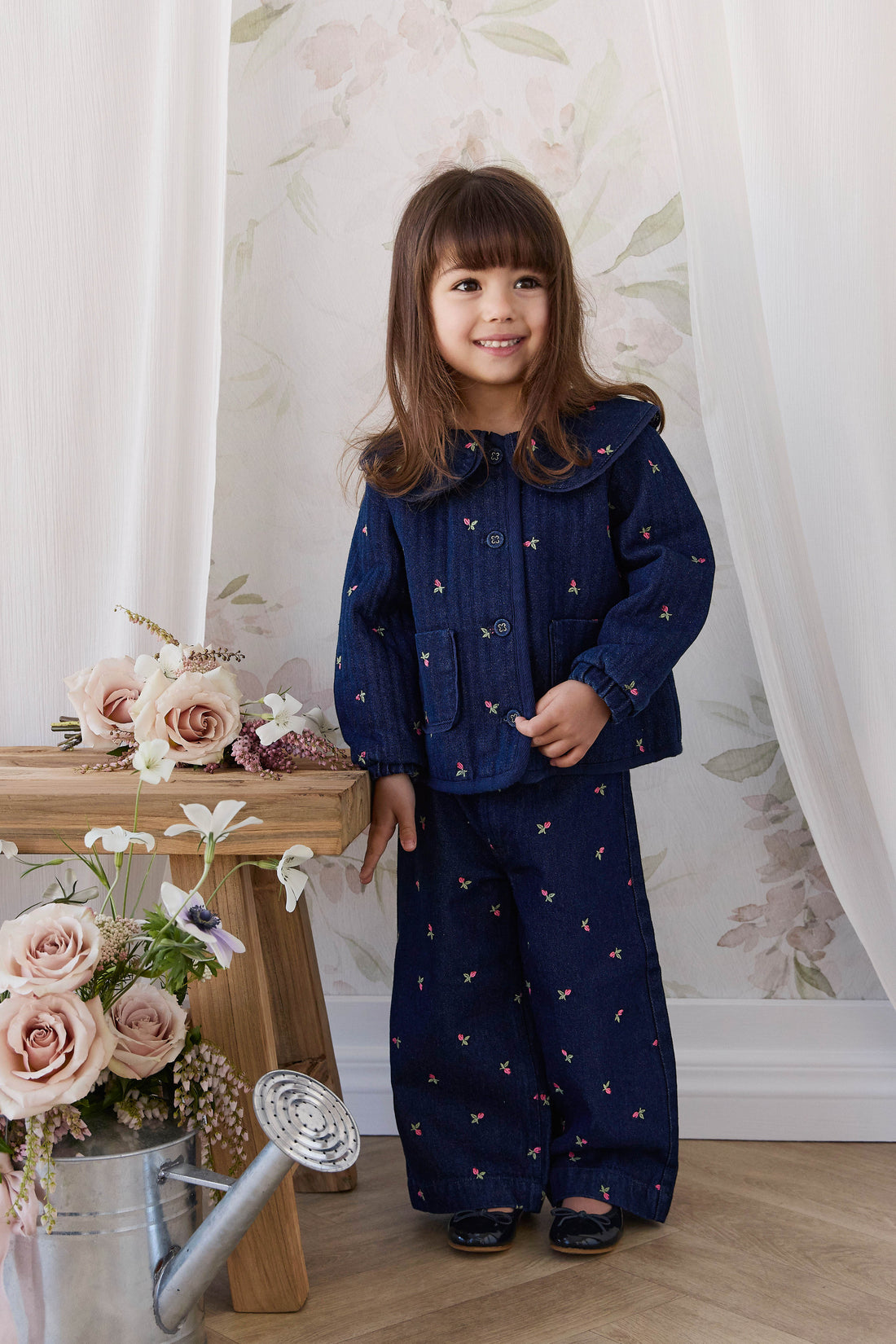 Gracen Jacket - Rosebud Denim Childrens Jacket from Jamie Kay Australia