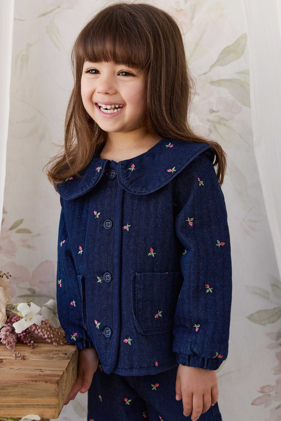 Gracen Jacket - Rosebud Denim Childrens Jacket from Jamie Kay Australia