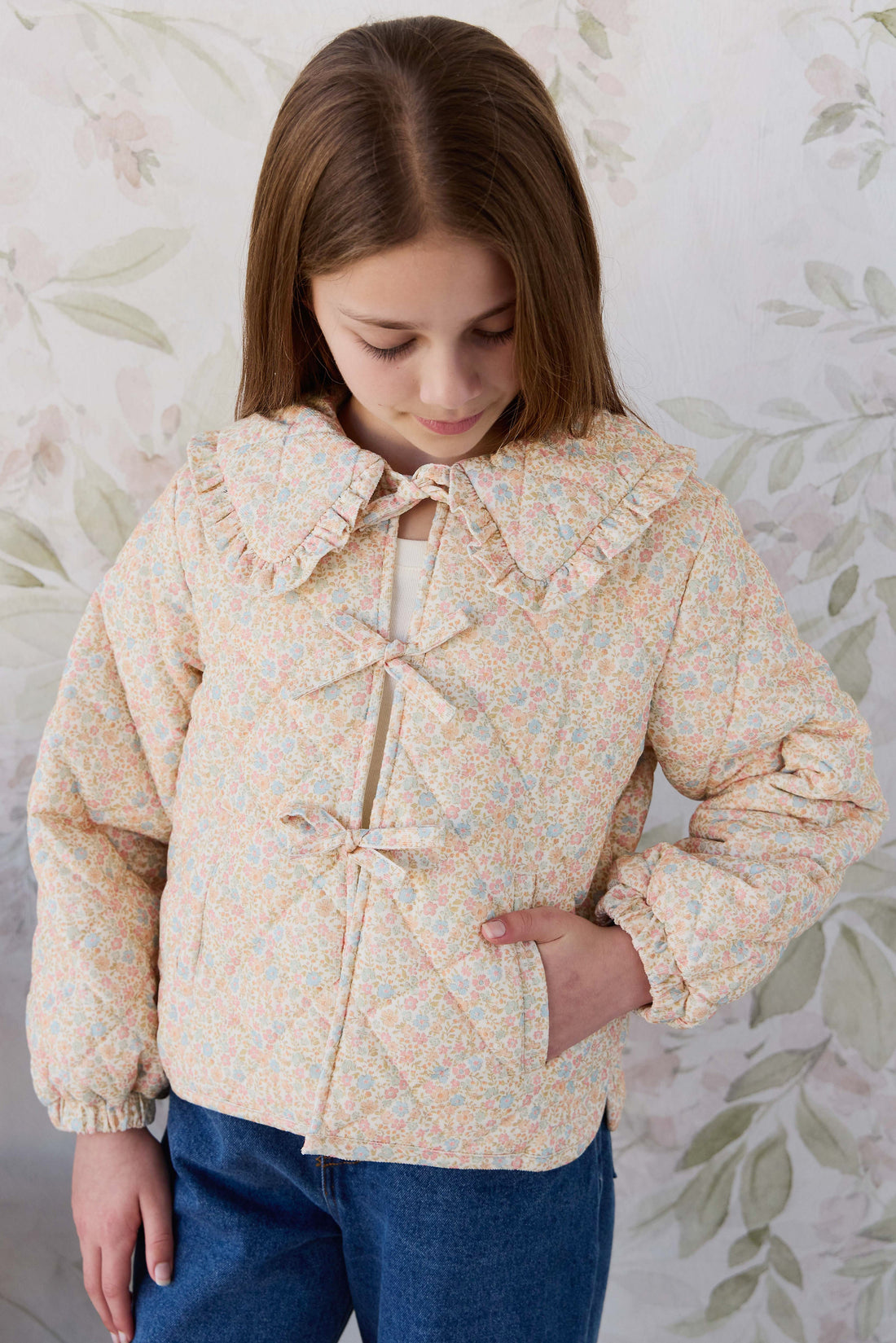 Hartlen Jacket - Tully Peach Childrens Jacket from Jamie Kay Australia