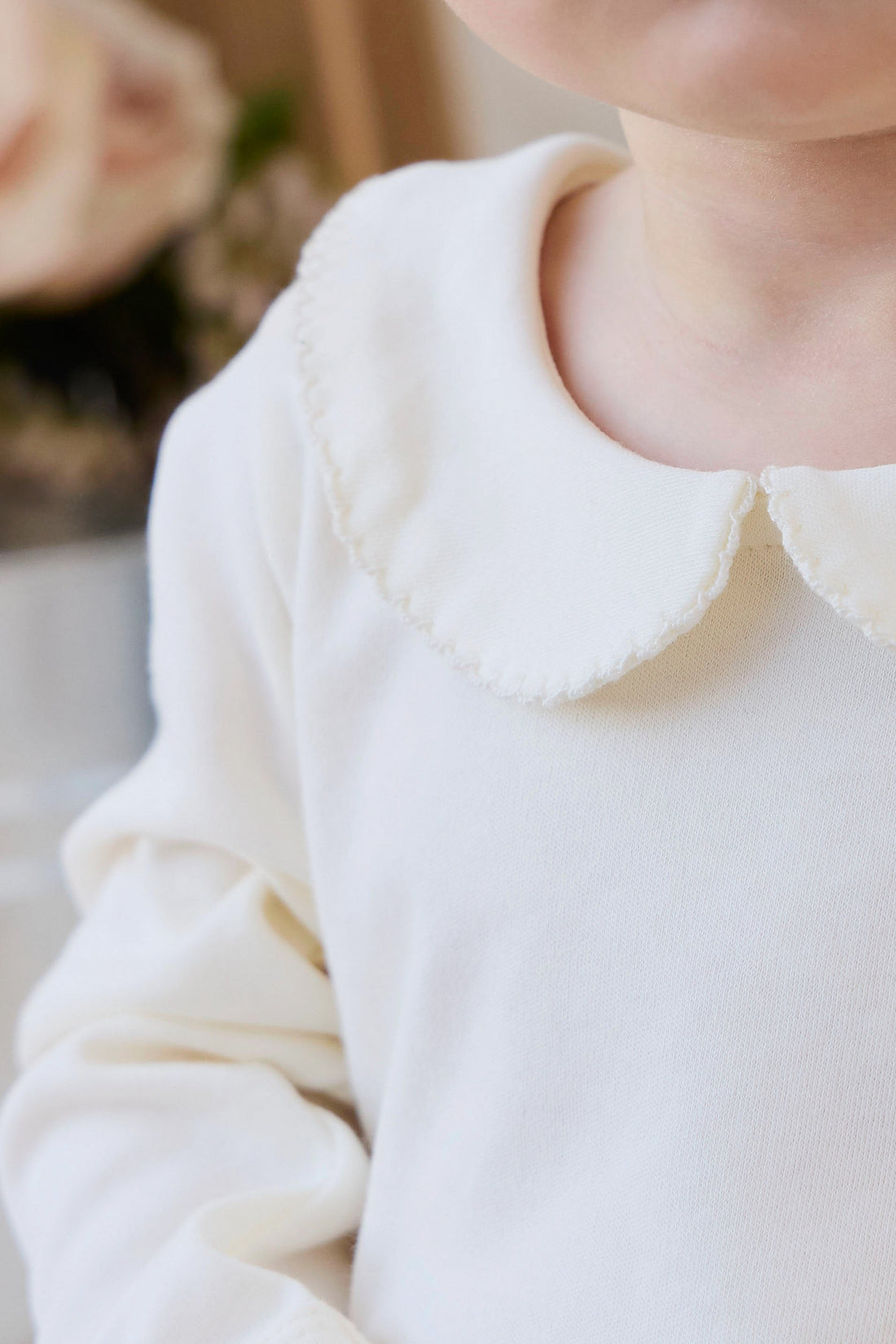 Pima Cotton Wrenley Bodysuit - Parchment Childrens Bodysuit from Jamie Kay Australia