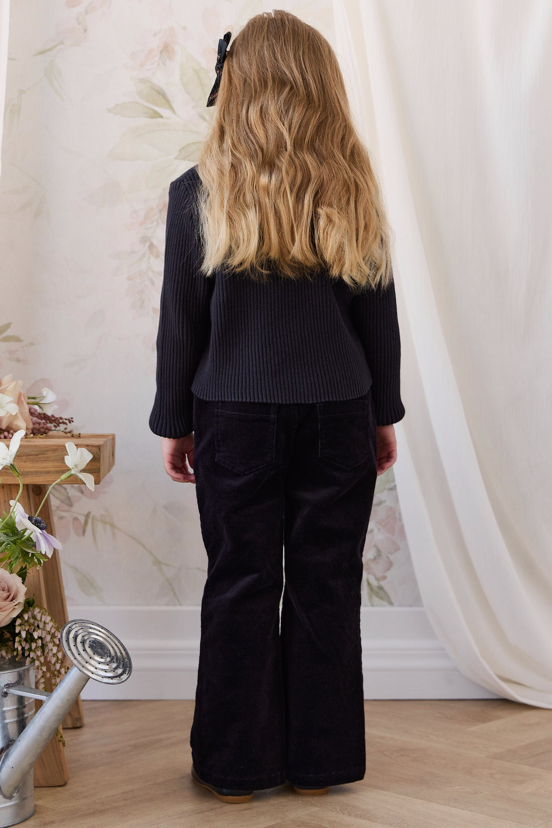 Gracen Pincord Pant - Eclipse Childrens Pants from Jamie Kay Australia