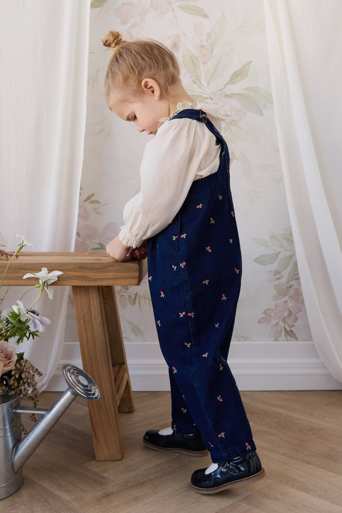 Blair Overall - Rosebud Denim Childrens Overall from Jamie Kay Australia