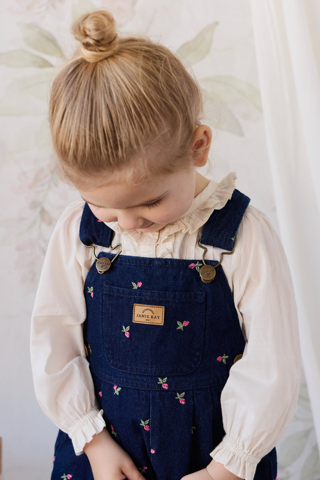 Blair Overall - Rosebud Denim Childrens Overall from Jamie Kay Australia