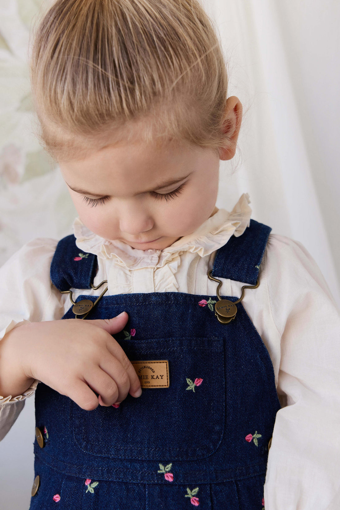 Blair Overall - Rosebud Denim Childrens Overall from Jamie Kay Australia
