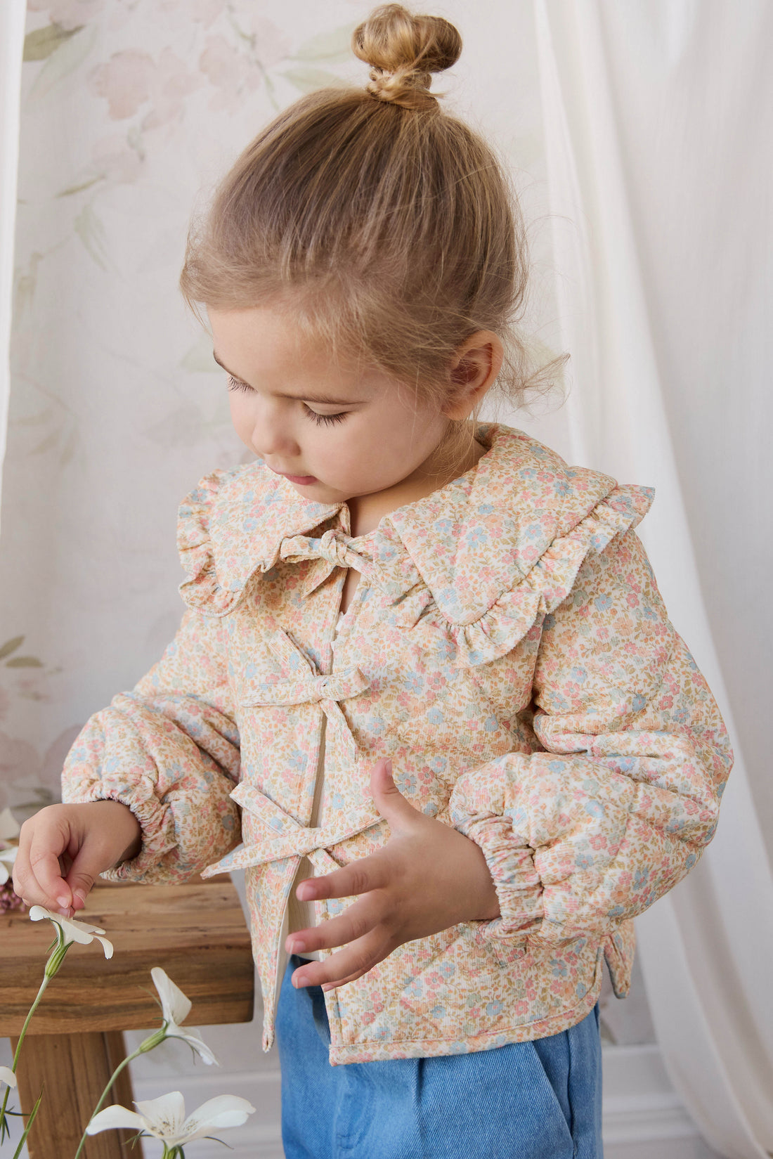 Hartlen Jacket - Tully Peach Childrens Jacket from Jamie Kay Australia