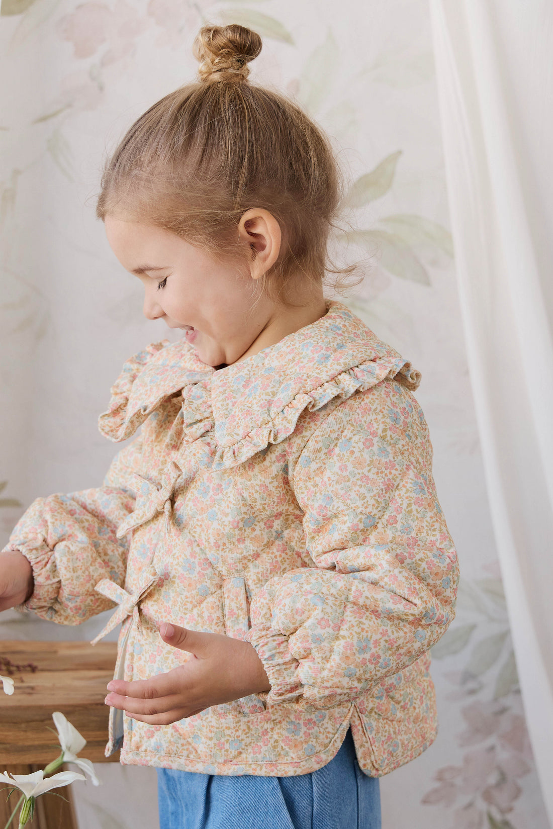 Hartlen Jacket - Tully Peach Childrens Jacket from Jamie Kay Australia