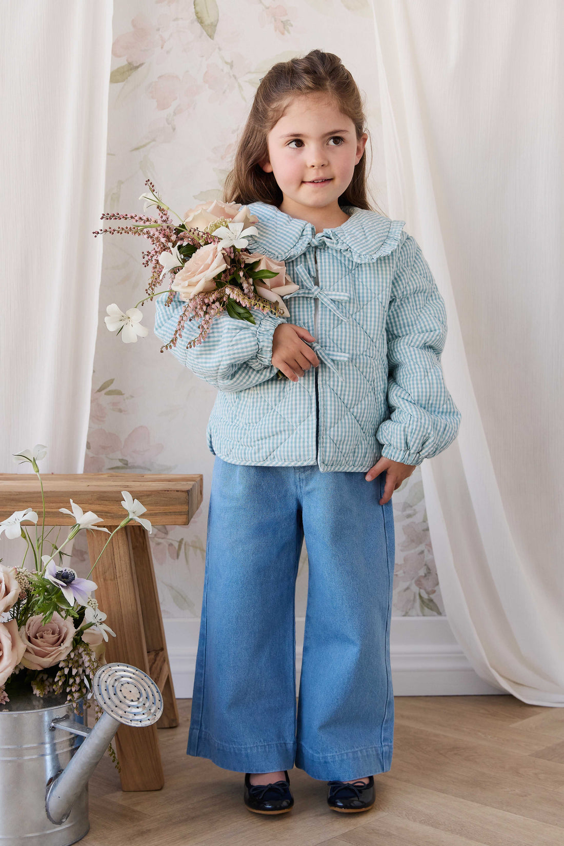 Calianna Pant - Lake Denim Childrens Pants from Jamie Kay Australia