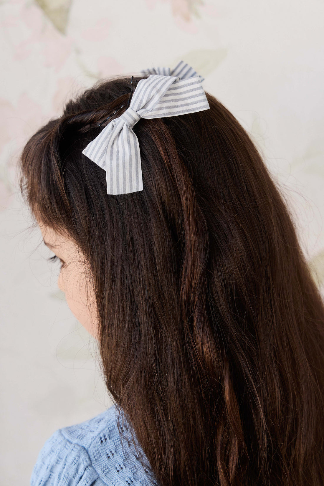 Wrenley Clip 2PK - Harbour Stripe Childrens Hair Accessories from Jamie Kay Australia