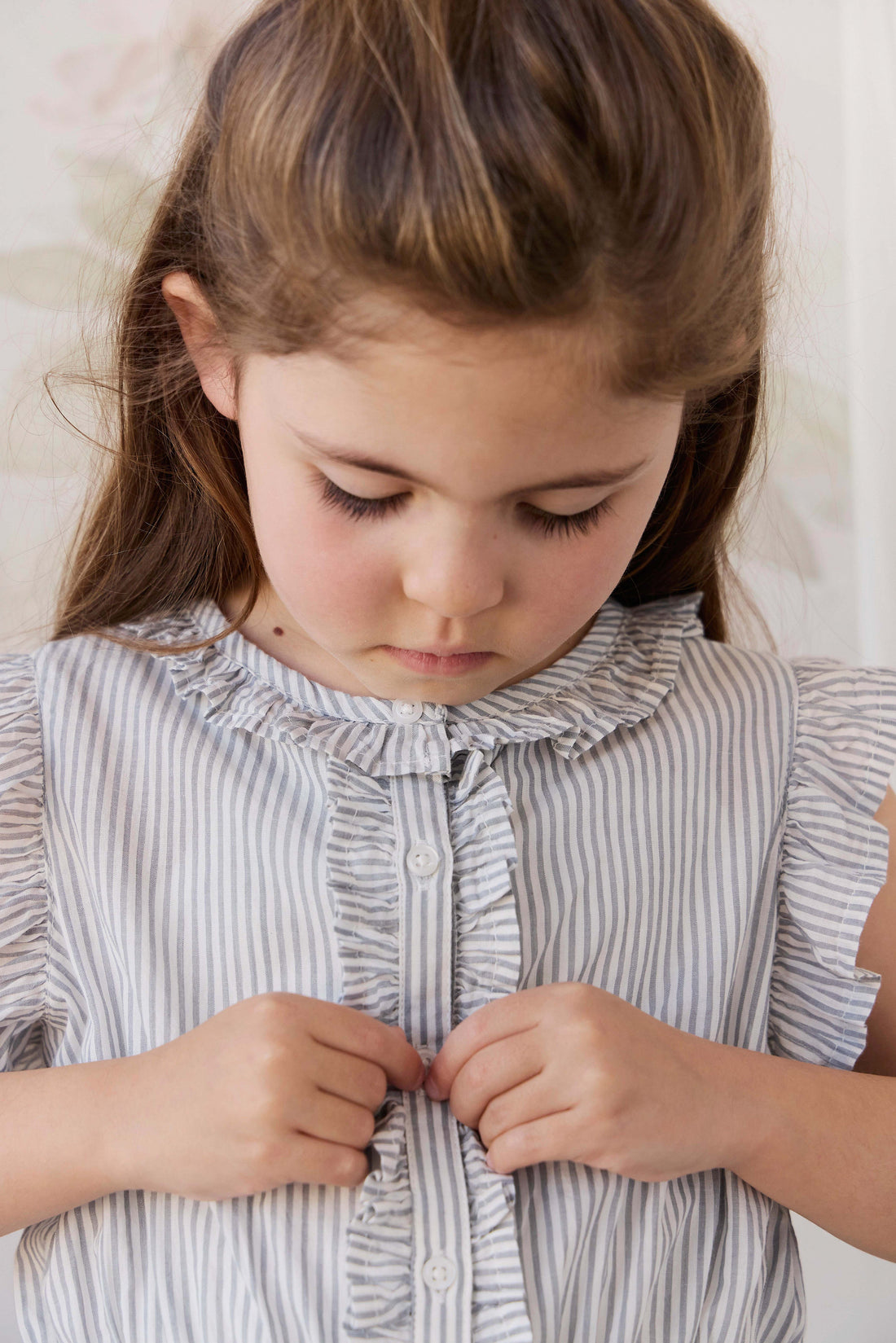 Organic Cotton Calianna Top - Harbour Stripe Childrens Top from Jamie Kay Australia