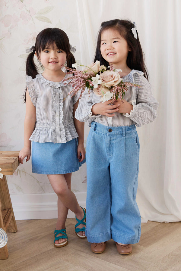 Calianna Pant - Lake Denim Childrens Pants from Jamie Kay Australia