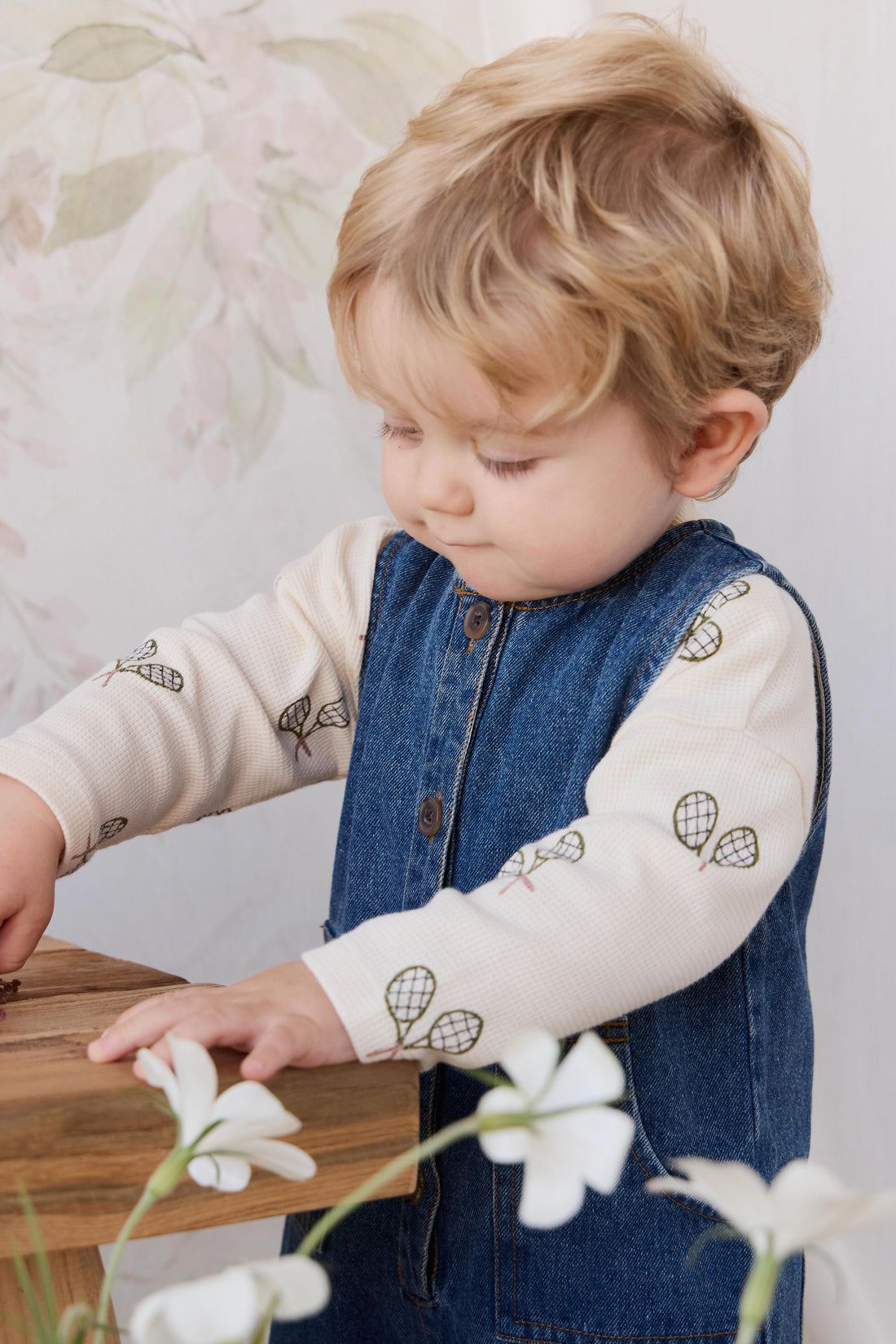 Sorrel Playsuit - Classic Wash Denim Childrens Playsuit from Jamie Kay Australia