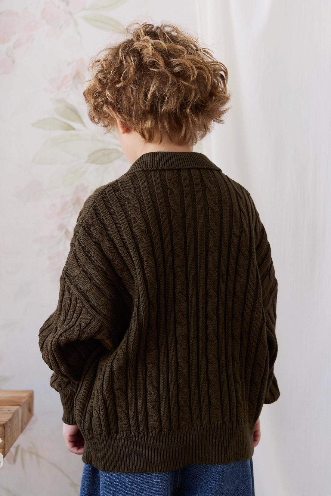 Wade Knit Jumper - Forest Childrens Jumper from Jamie Kay Australia