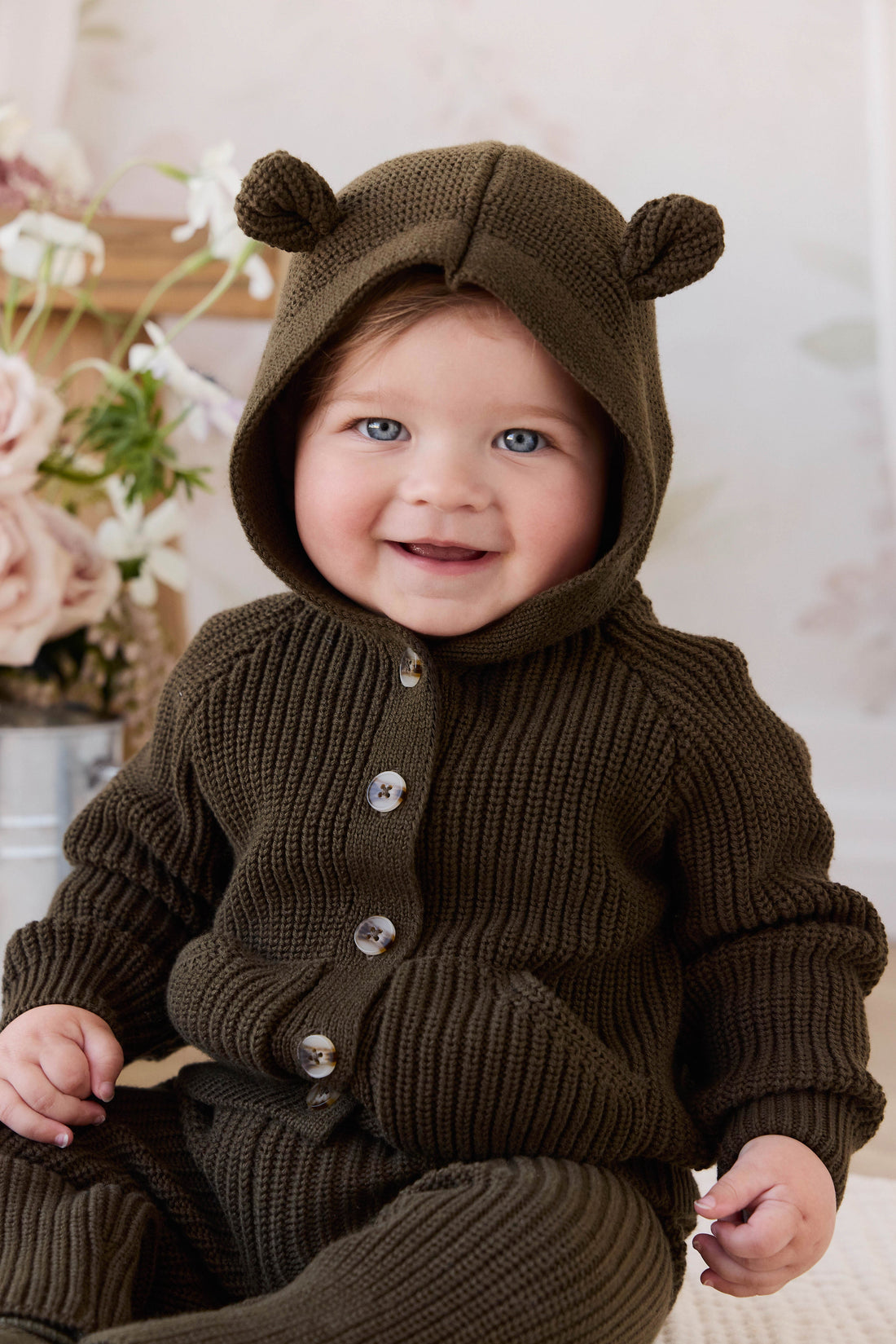 Morgan Knit Pant - Forest Childrens Pants from Jamie Kay Australia