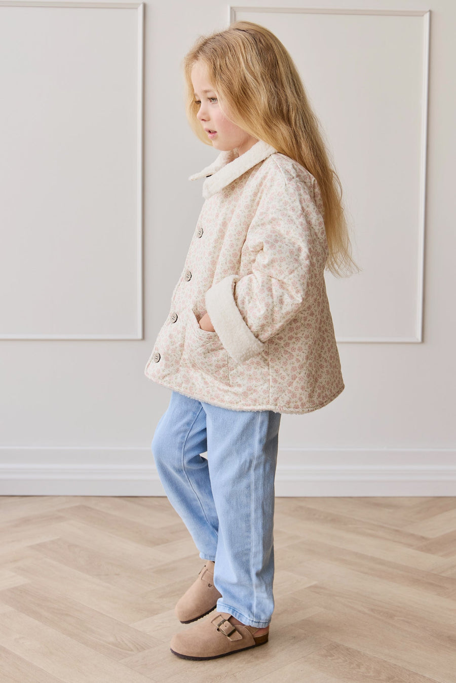 Briella Pant - Washed Denim Childrens Pant from Jamie Kay Australia