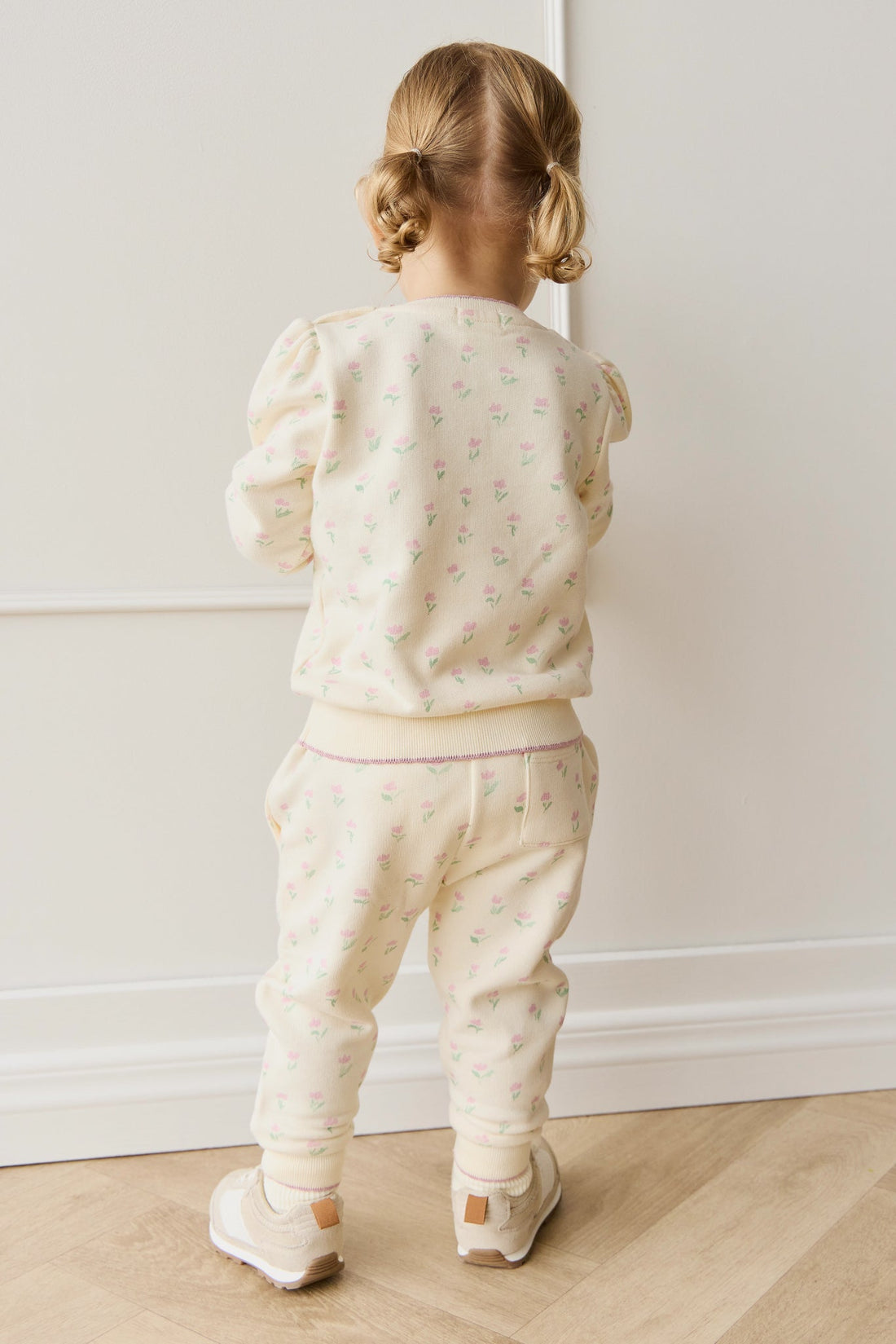 Organic Cotton Monroe Track Pant - Lila Pink Childrens Sweatshirting from Jamie Kay Australia