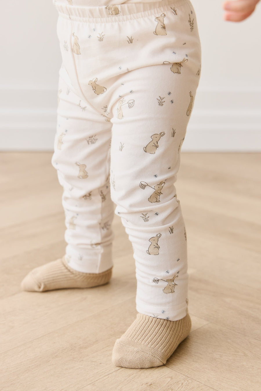 Organic Cotton Everyday Legging - Lapin Jardin Childrens Legging from Jamie Kay Australia