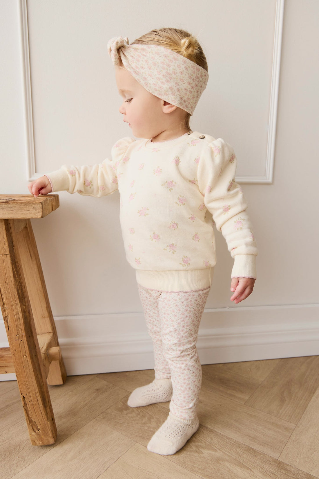 Organic Cotton Everyday Legging - Penelope Rose Small Childrens Legging from Jamie Kay Australia