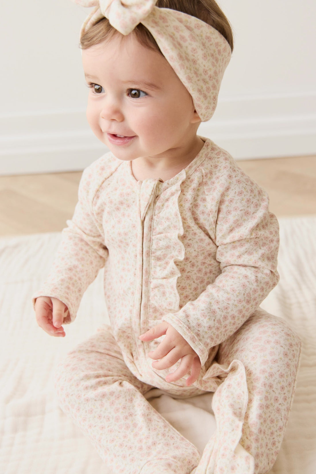 Organic Cotton Melanie Onepiece - Penelope Rose Small Childrens Onepiece from Jamie Kay Australia