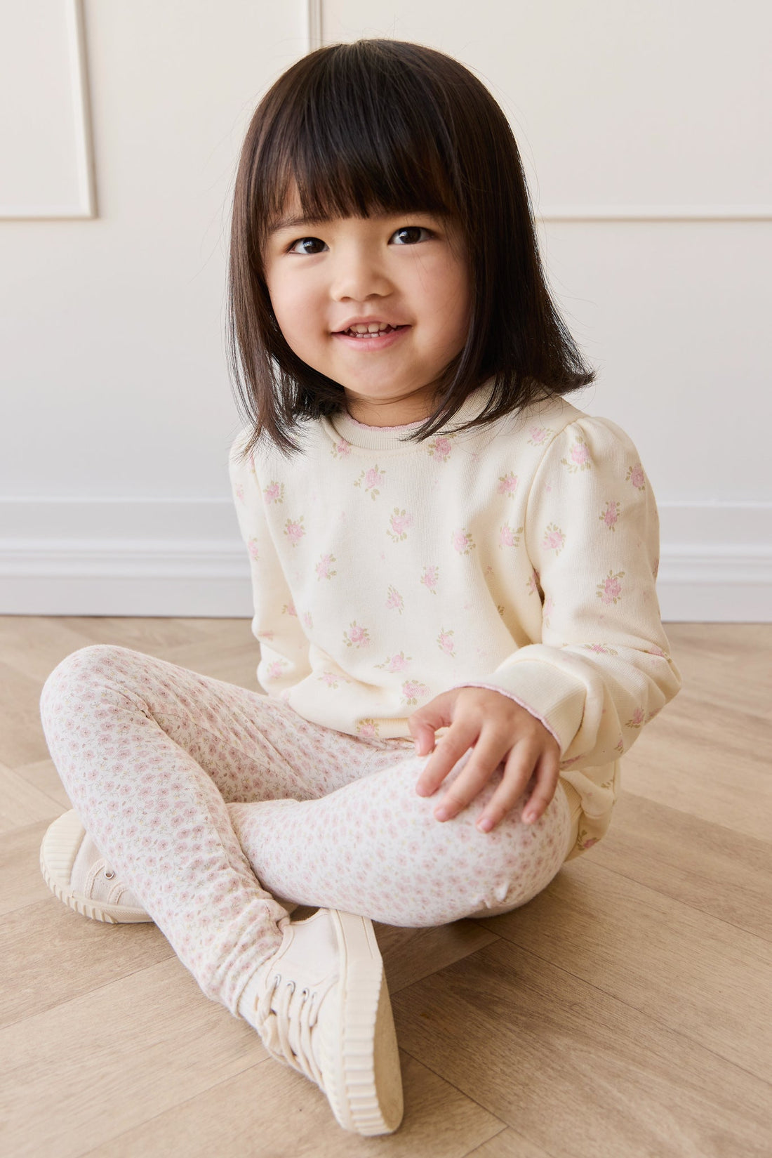 Organic Cotton Everyday Legging - Penelope Rose Small Childrens Legging from Jamie Kay Australia