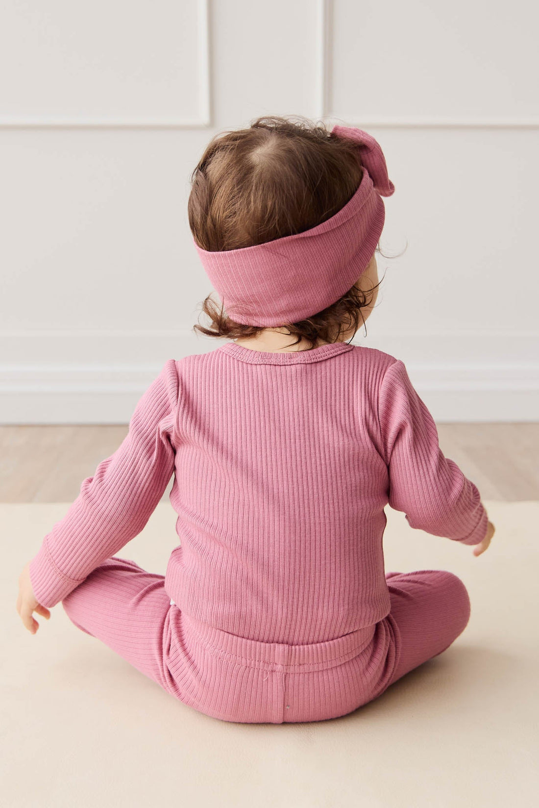 Organic Cotton Modal Lilian Headband - Rosette Childrens Headband from Jamie Kay Australia