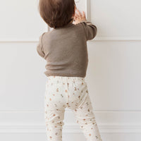 Organic Cotton Modal Long Sleeve Bodysuit - Brownie Marle Childrens Bodysuit from Jamie Kay Australia