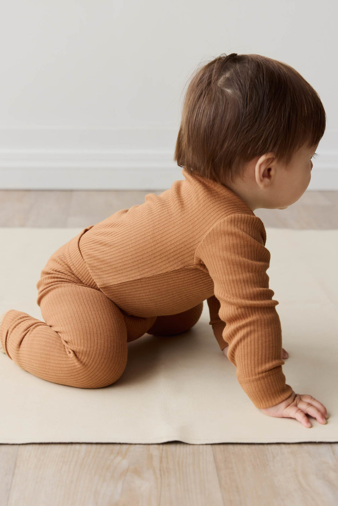 Organic Cotton Modal Long Sleeve Bodysuit - Baker Childrens Bodysuit from Jamie Kay Australia