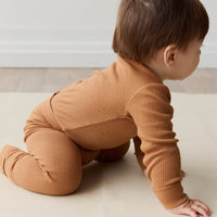 Organic Cotton Modal Long Sleeve Bodysuit - Baker Childrens Bodysuit from Jamie Kay Australia